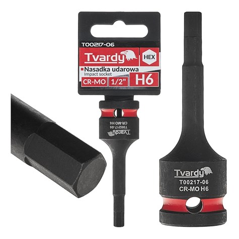 Nasadka udarowa HEX 1/2  H6 CR-MO (10/100)