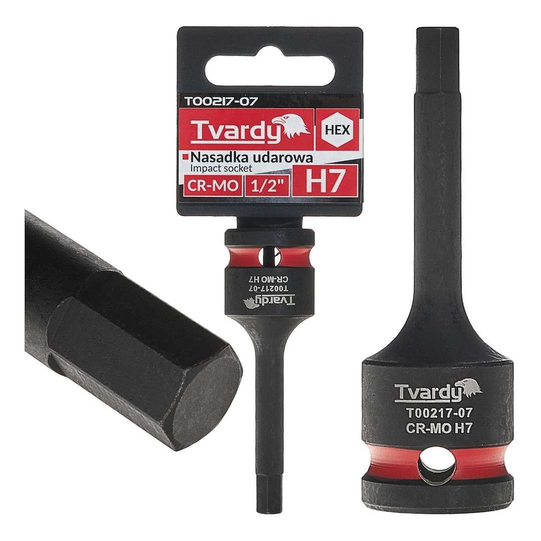 HEX trieciens ligzda 1/2" H7 CR-MO