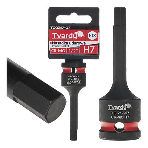 Nasadka udarowa HEX 1/2  H7 CR-MO (10/100)