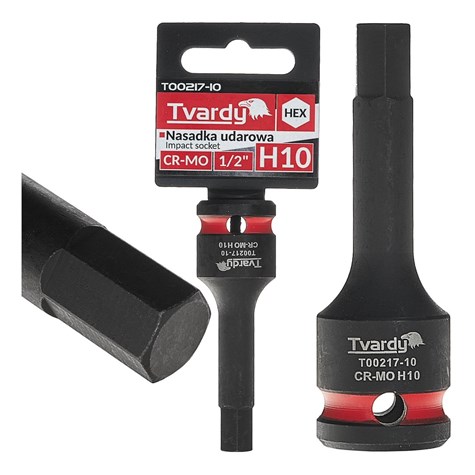 HEX impact socket 1/2  H10 CR-MO