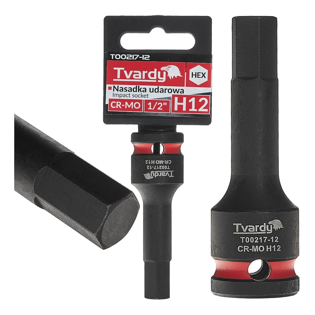 HEX impact socket 1/2  H12 CR-MO
