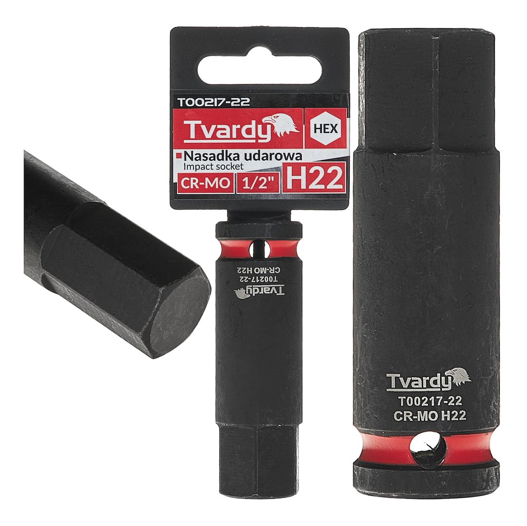 HEX trieciens ligzda 1/2" H22 CR-MO