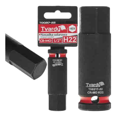 HEX impact socket 1/2  H22 CR-MO