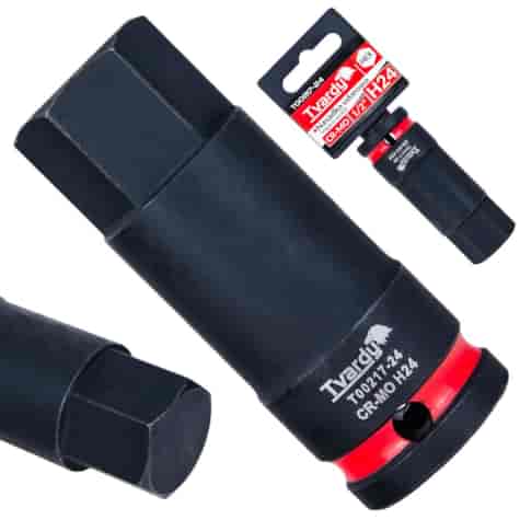 HEX impact socket 1/2  H24 CR-MO