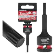SPLINE impact socket 1/2  M5 CR-MO