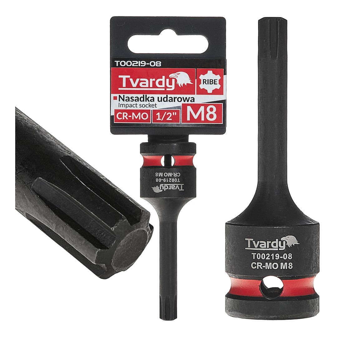 RIBE impact socket 1/2  M8 CR-MO