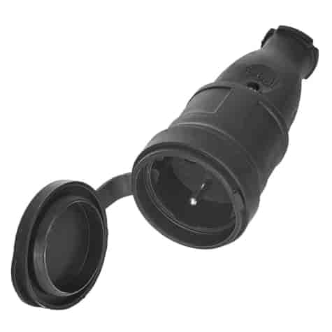 Gniazdo gumowe z klapką 16A IP44 (120)