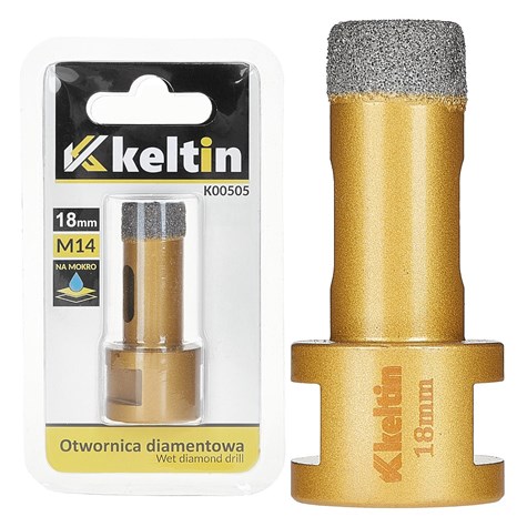 Otwornica diamentowa do gresu 18mm M14 (100)
