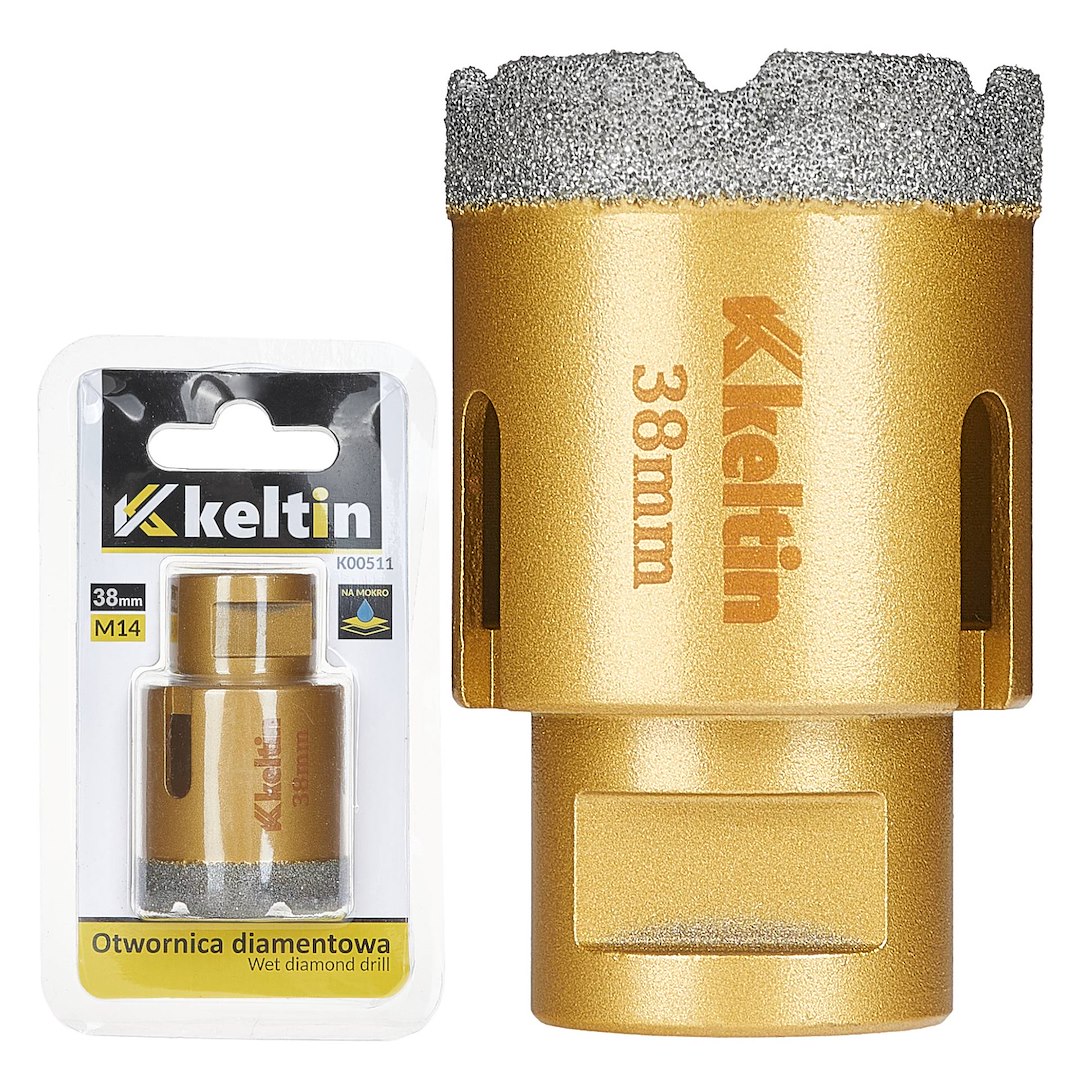 Otwornica diamentowa do gresu 38mm M14 (100)