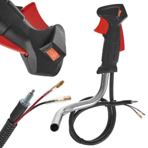 Right handlebar with switch for brush cutter