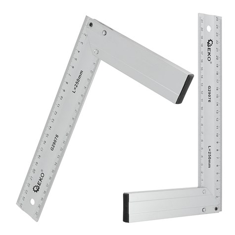 Aluminum Carpentry Square 250MM