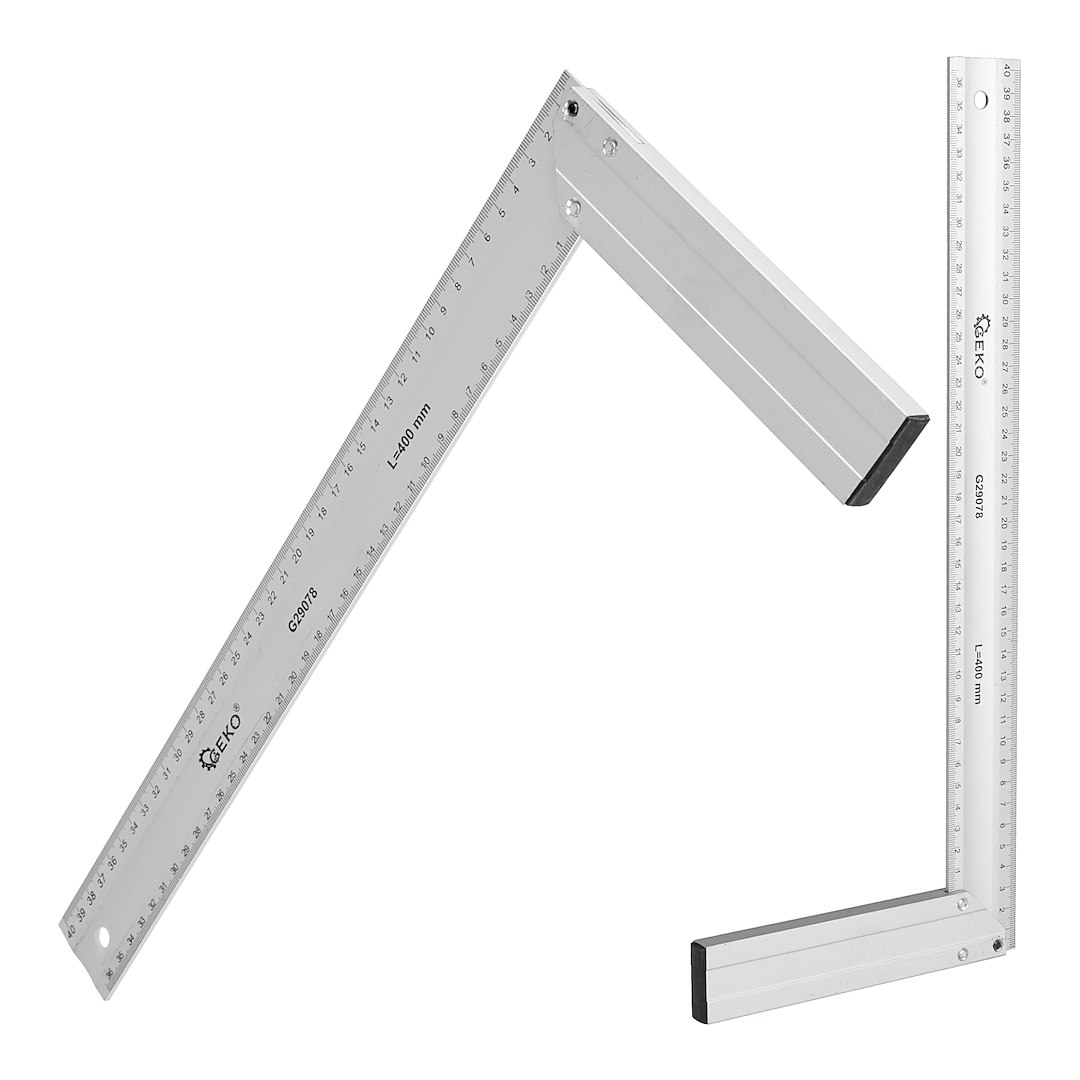 Kątownik stolarski budowlany 400mm ALU (60)