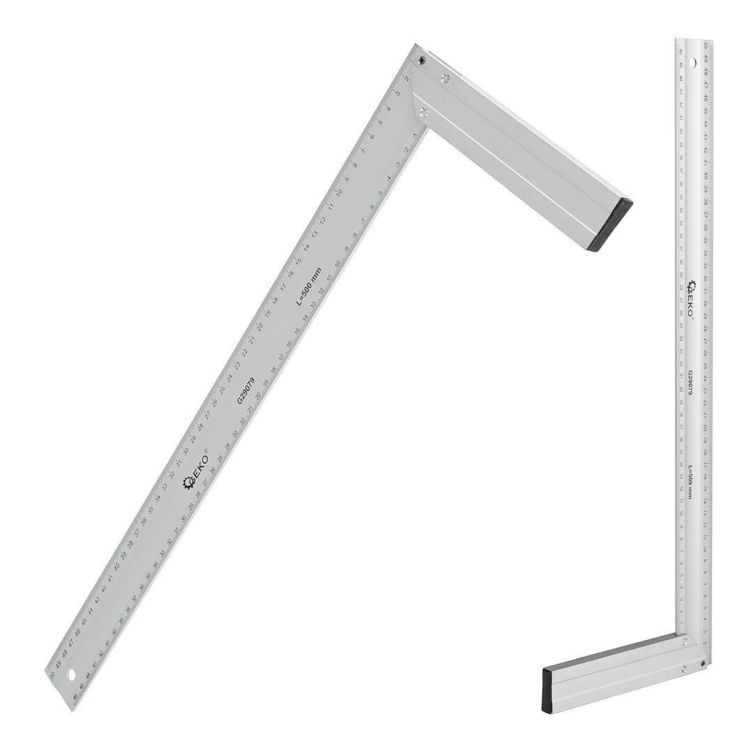 Kątownik stolarski budowlany 500mm ALU (60)