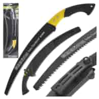 65Mn 35cm PTFE coated curved blade saw with a holster