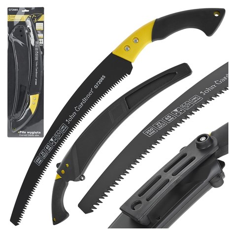 65Mn 35cm PTFE coated curved blade saw with a holster