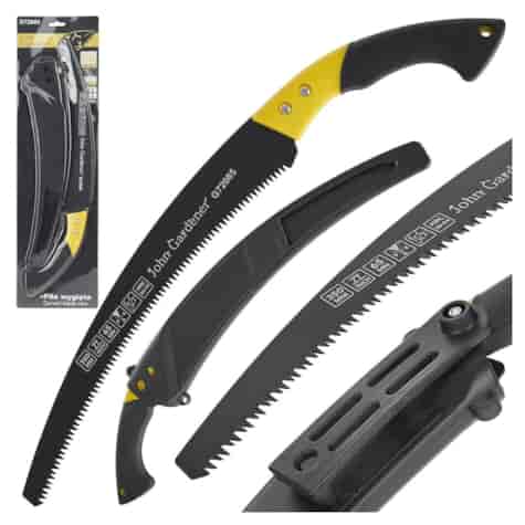 65Mn 35cm PTFE coated curved blade saw with a holster