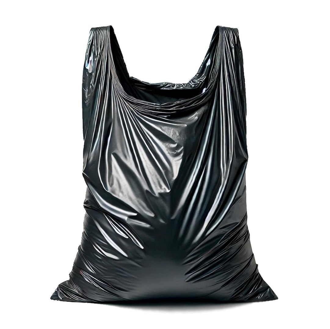 Worki na śmieci z USZAMI BARDZO MOCNE 160L (rolka 10szt) – czarne