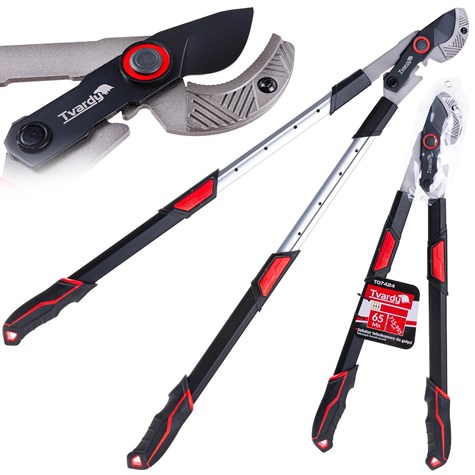 Sekator teleskopowy do gałęzi z ostrzem kowadełkowym 715-955mm 65Mn PTFE (6/12)