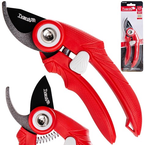 Garden pruner with bypass blade 175mm SK5 PTFE