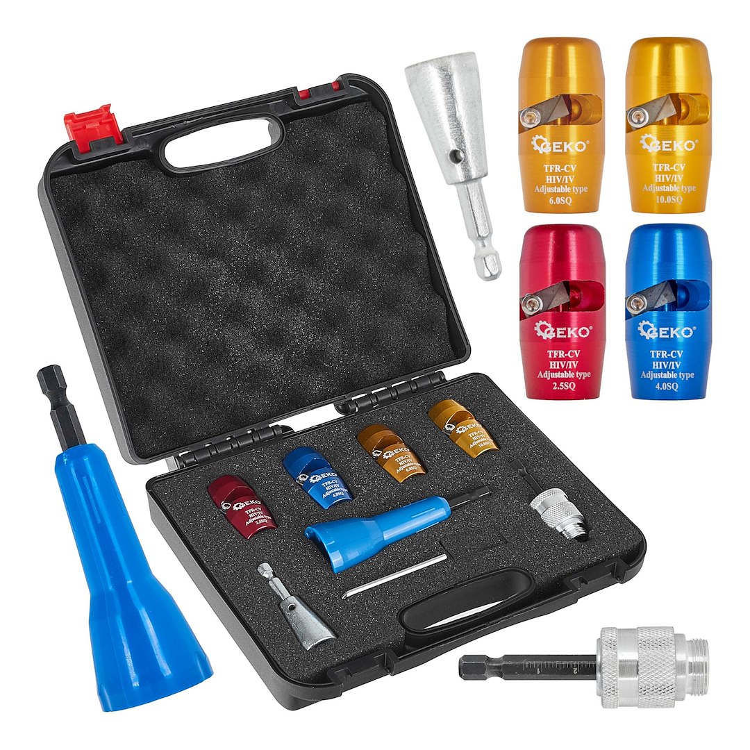 Zestaw do ściągania izolacji i skręcania przewodów na wkrętarkę (20)