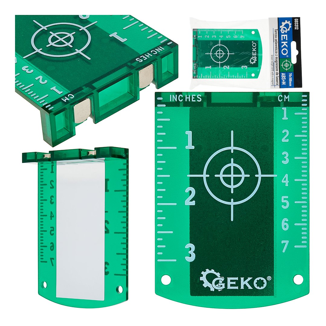 Tarcza celownicza z magnesem do lasera – zielona (10/500)