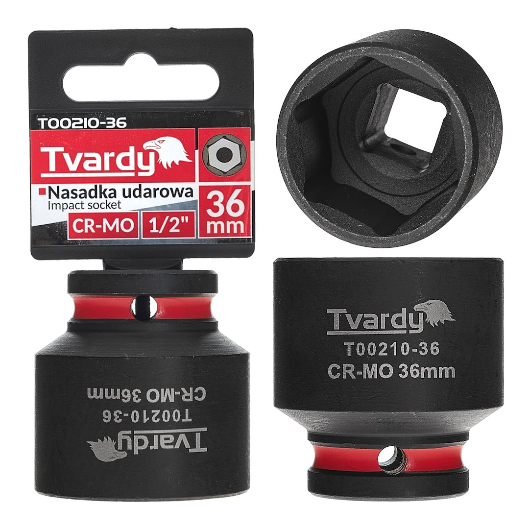 Trieciena ligzda 1/2" 6PT 36mm CR-MO