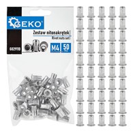 Zestaw nitonakrętek aluminiowych M4 0.5-2.0 50szt (200)