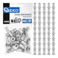 50pcs M5 0.5-2.5 aluminium rivet nuts set