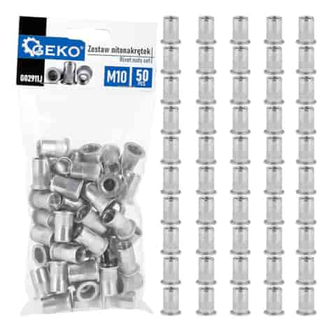 Zestaw nitonakrętek aluminiowych M10 1.0-3.5 50szt (40)