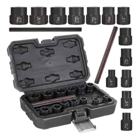 15pcs 6-19mm bolt extractor set