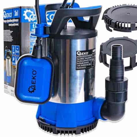 3in1 submersible shallow-suction dirty&clean water pump with float switch 550W