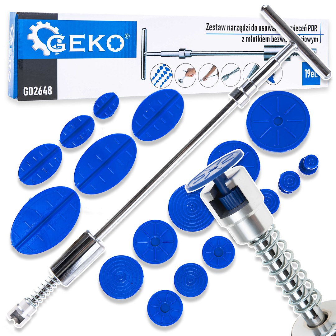 PDR dent removal tool set with slide hammer 19 pcs
