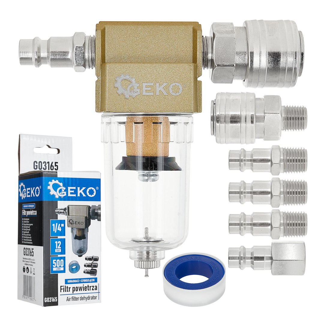 Filtr powietrza – odwadniacz 1/4″ + szybkozłączki (50)