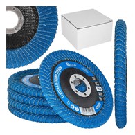 Zirconium flap disc for inguinal weld cavities 125 P40