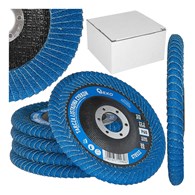 Zirconium flap disc for inguinal weld cavities 125 P60