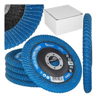 Zirconium flap disc for inguinal weld cavities 125 P80