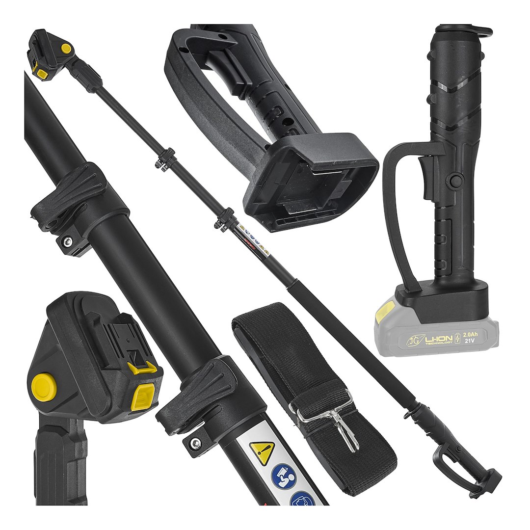 Wysięgnik teleskopowy 1.65-2.50m do pił i sekatorów akumulatorowych GEKO (6)