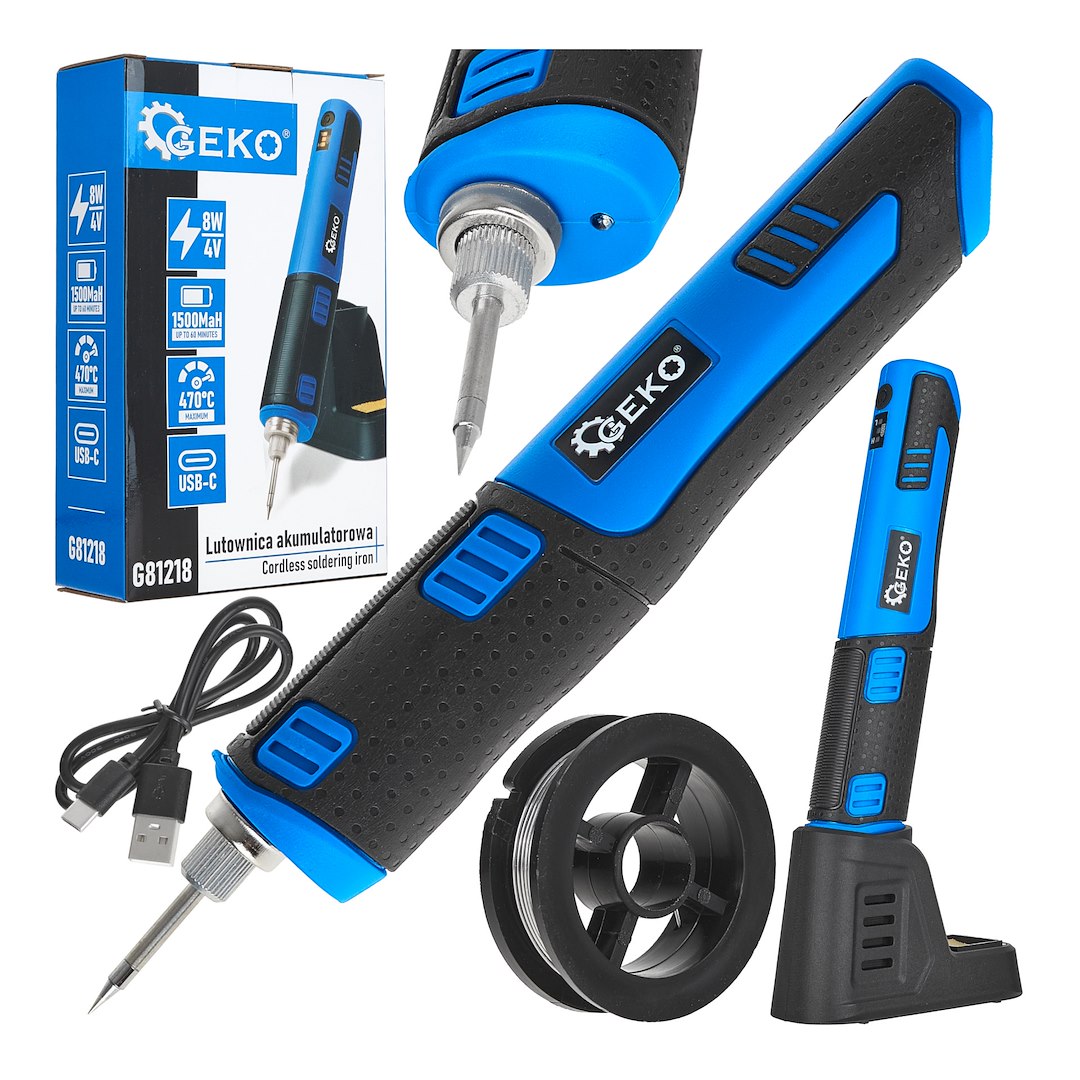 Lutownica akumulatorowa 4V 1500mAh 8W (20)