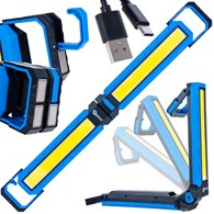 Workshop foldable lamp with magnets  LED COB 10W 4000mAh 1000lm