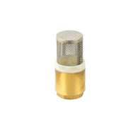 Brass Foot Check Valve Strainer 1  BSPT