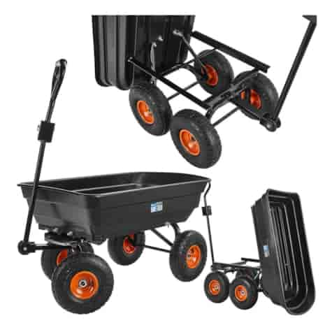 Wózek transportowy ogrodowy 75L (1)