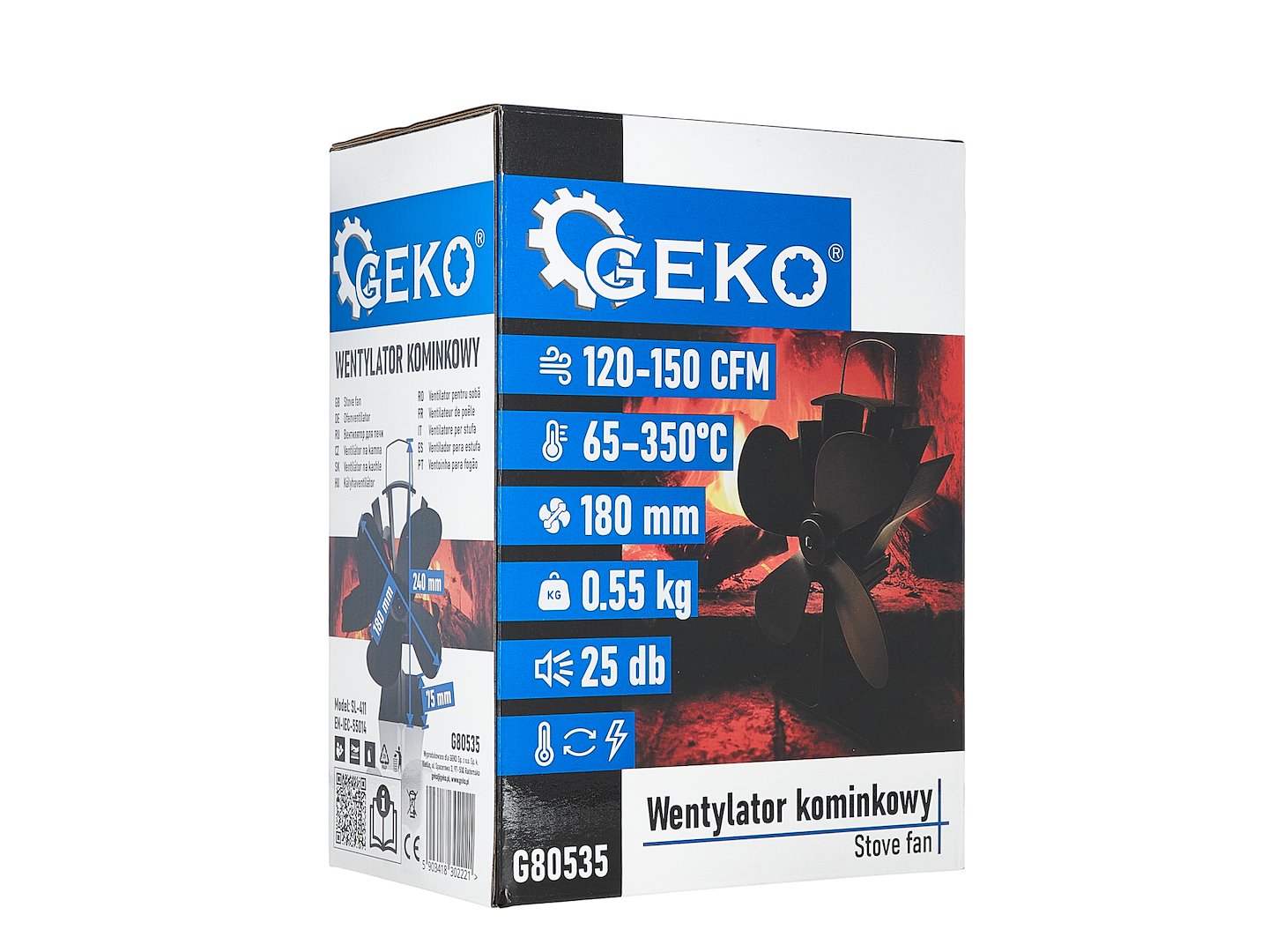 Wentylator kominkowy termoelektryczny (10) 7