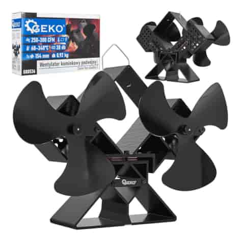 Stove fan - double