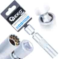 3/8  14mm thin walled spark plug socket with universal joint