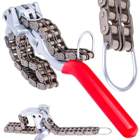 Oil filter chain wrench 60-105 mm