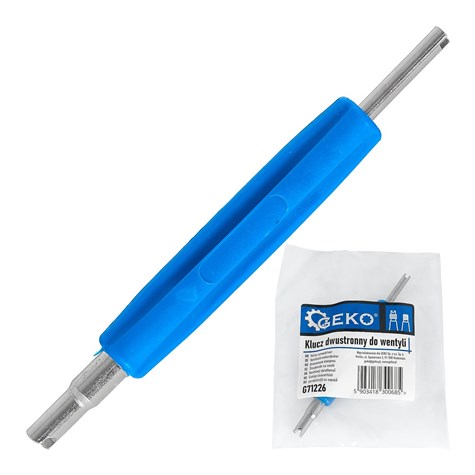 Valve double sided screwdriver