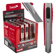 Utility knife 100x18x0.5mm GRIT SK5 TVARDY – display box