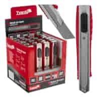 Utility knife 100x18x0.5mm GRIT SK5 TVARDY – display box