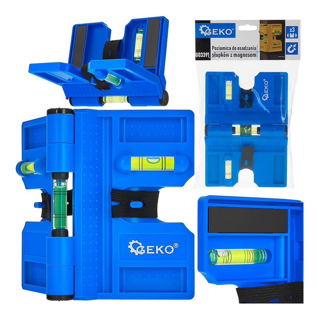 Hinged magnetic post level