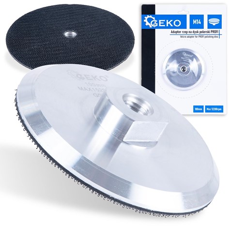 Aluminum polishing disc with Velcro 100mm M14